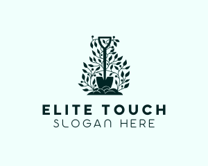 Tree Planting Shovel logo design