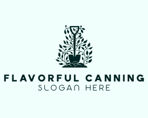 Tree Planting Shovel logo design