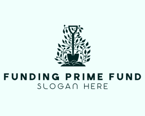 Tree Planting Shovel logo design