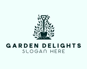 Tree Planting Shovel logo design