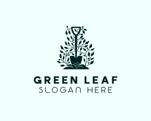 Tree Planting Shovel logo design