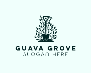 Tree Planting Shovel logo design