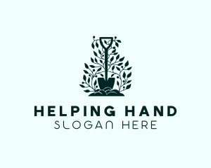 Tree Planting Shovel logo design