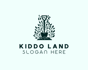 Tree Planting Shovel logo design