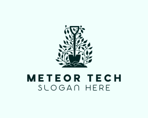 Tree Planting Shovel logo design