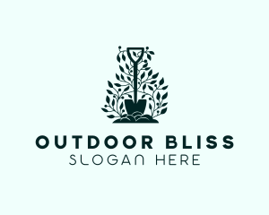 Tree Planting Shovel logo design