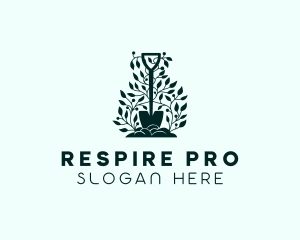 Tree Planting Shovel logo design