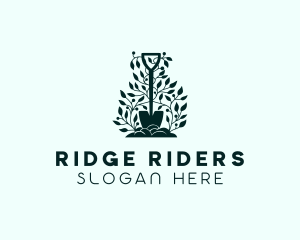 Tree Planting Shovel logo design