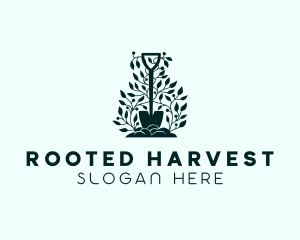 Tree Planting Shovel logo design