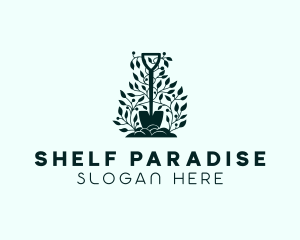 Tree Planting Shovel logo design