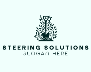 Tree Planting Shovel logo design