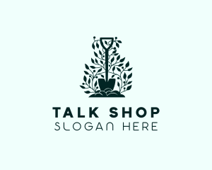 Tree Planting Shovel logo design