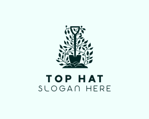 Tree Planting Shovel logo design