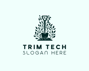 Tree Planting Shovel logo design