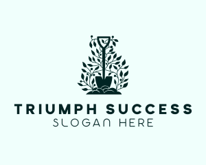 Tree Planting Shovel logo design