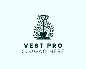 Tree Planting Shovel logo design