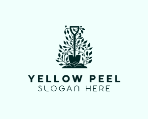 Tree Planting Shovel logo design