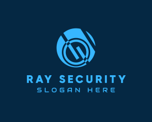 Digital Security Camera logo design