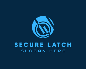 Digital Security Camera logo design