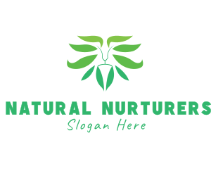 Natural Lion Plant logo design