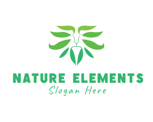 Natural Lion Plant logo design