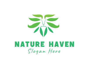 Natural Lion Plant logo design