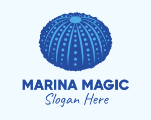 Blue Sea Urchin logo design