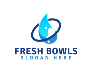 Fresh Drinking Water logo design