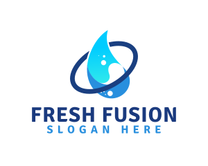 Fresh Drinking Water logo design