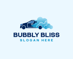 Car Water Bubble logo design