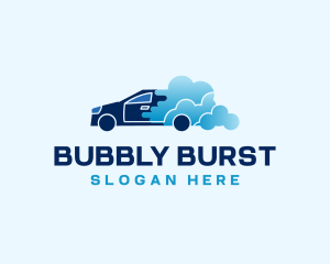 Car Water Bubble logo design