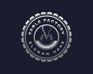 Mechanical Laser Gear logo design