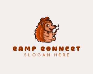 Porcupine Camping Ranger  logo design