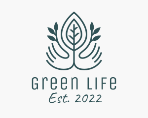 Green Leaf Garden  logo design