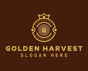 Golden Crown Business logo design