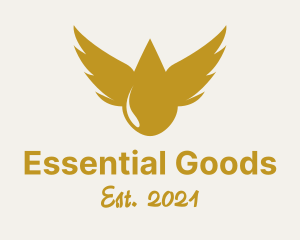 Essential Oil Wings logo design