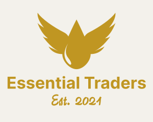 Essential Oil Wings logo design