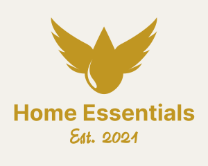 Essential Oil Wings logo design