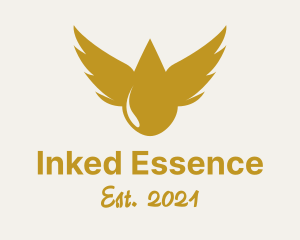 Essential Oil Wings logo design