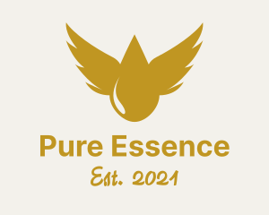 Essential Oil Wings logo design