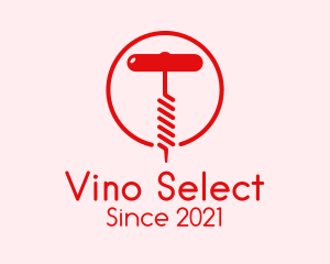 Red Wine Corkscrew logo