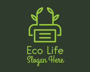 Eco Friendly Printer logo design