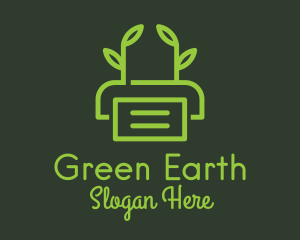 Eco Friendly Printer logo design