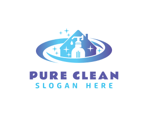 Disinfection Soap Dispenser logo design