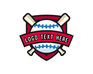 League - Baseball League Club logo design