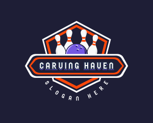 Sports Bowling Tournament logo design