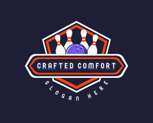 Sports Bowling Tournament logo design