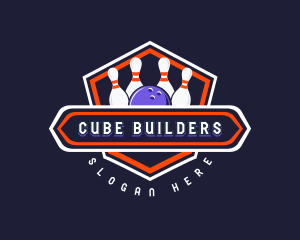 Sports Bowling Tournament logo design