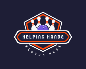 Sports Bowling Tournament logo design