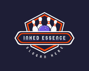 Sports Bowling Tournament logo design